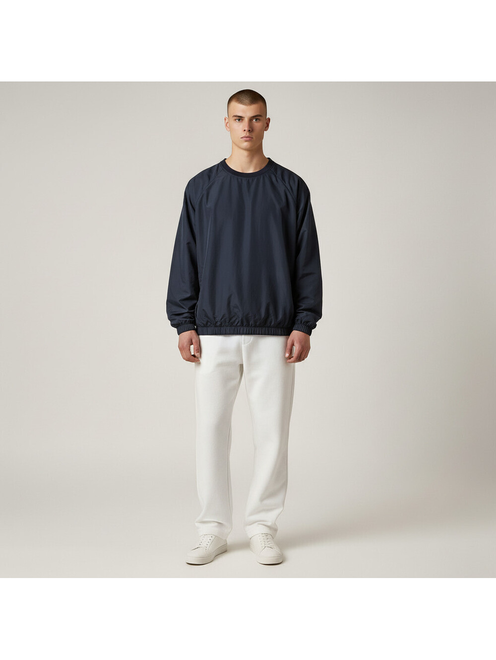 Weatherproof Sweatshirt Men L Large Blue Long Sleeve Pullover Crew Neck Regular